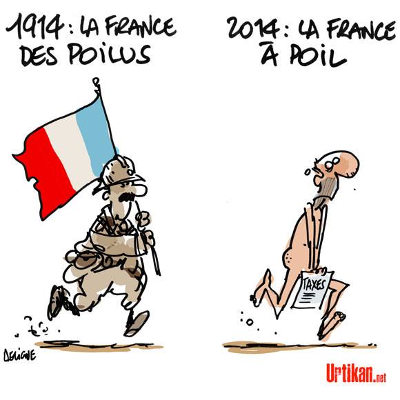 la France en 1914 la France en 2014