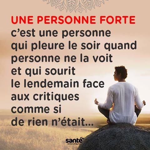 une personne forte