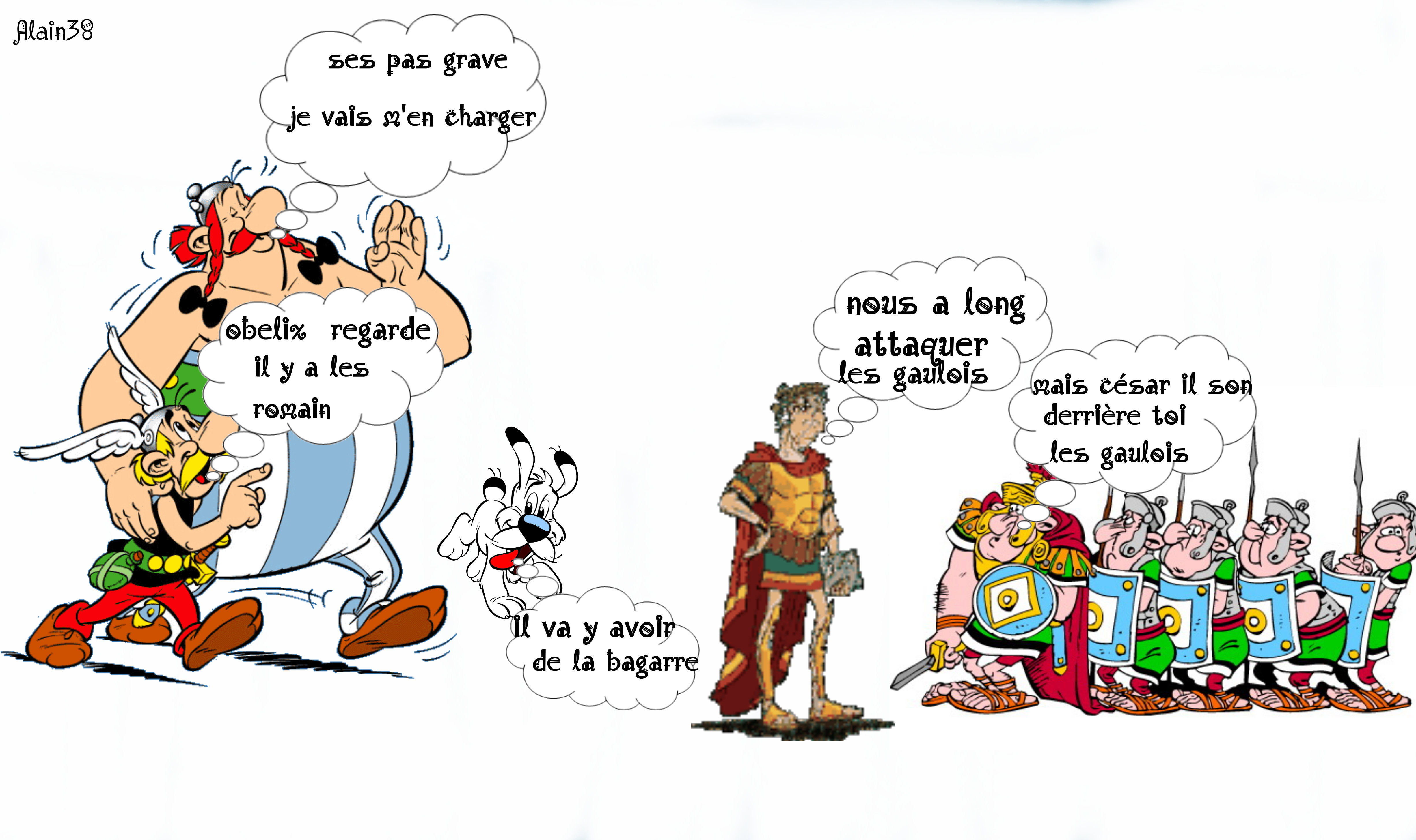 asterix-obeli contre les romain