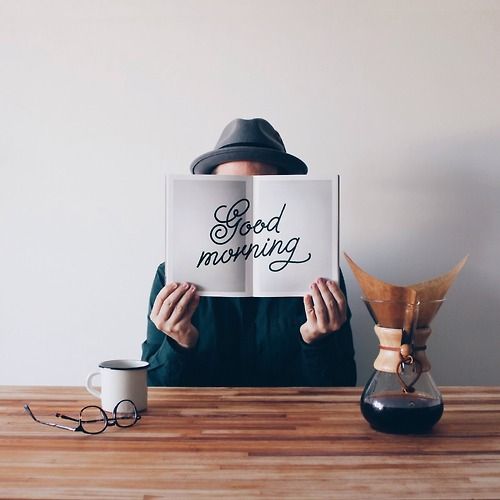 Bonjour le café est arrivé