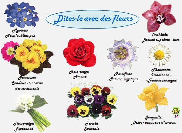 language des fleur