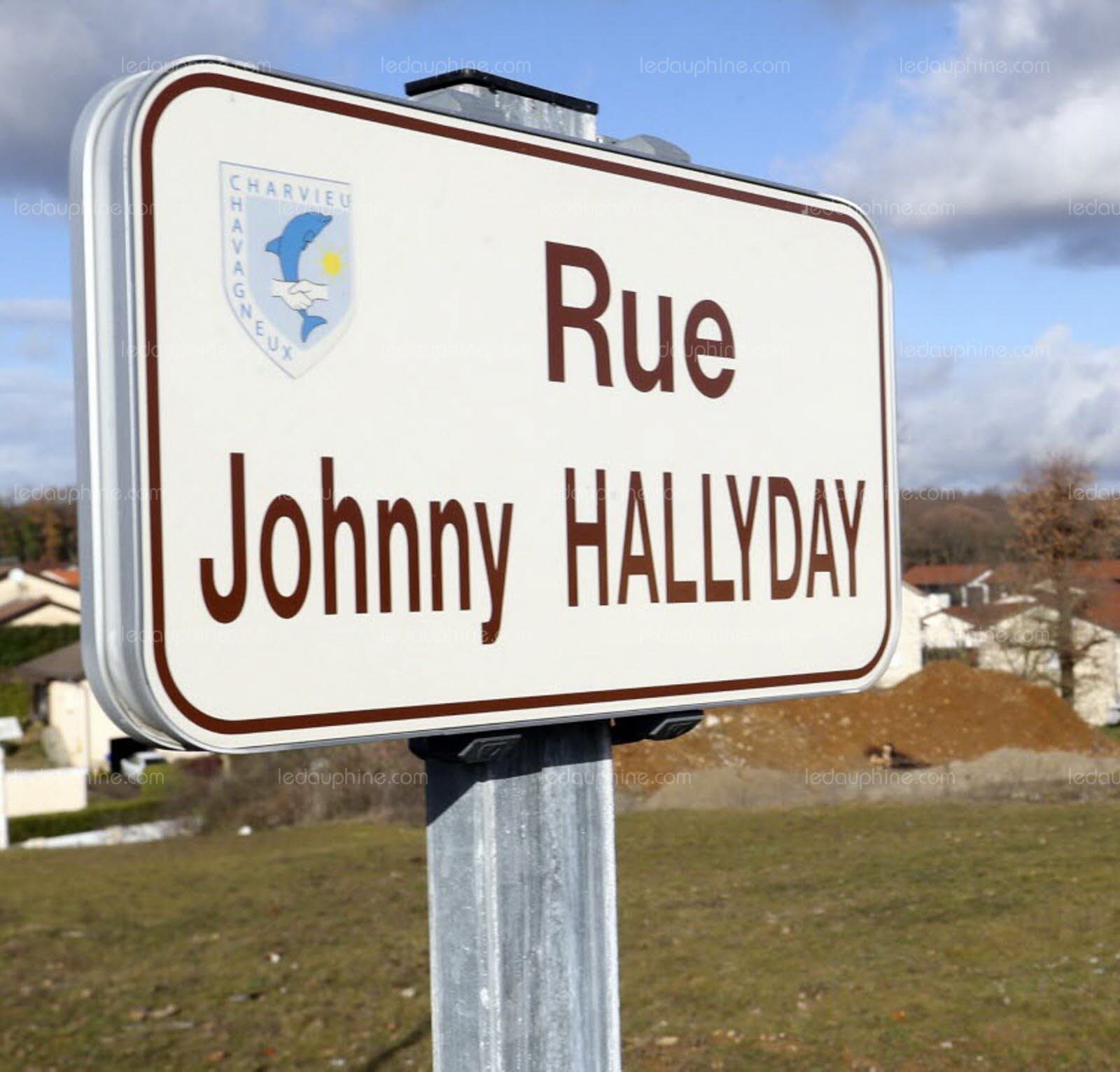 Rue Johnny-Hallyday à Charvieu-Chavagneux : déjà plus de 600 plaques de rue commandées 