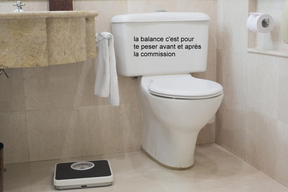 toilette et balance