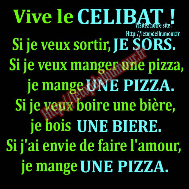 vive le célibat