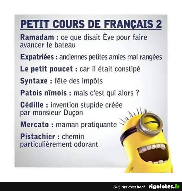 petit cours de français