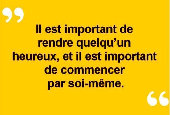 Il est important de rendre quelqu