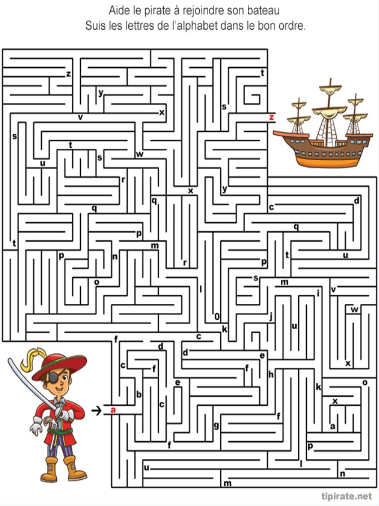 aide le pirate rejoindre son bateau