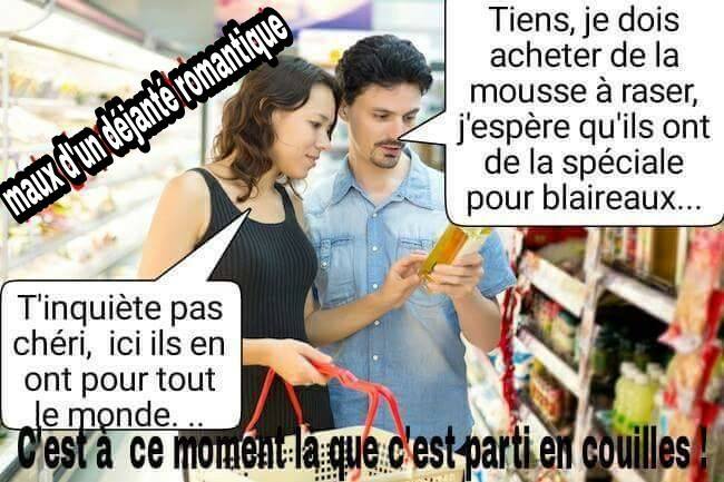 Mousse à raser...