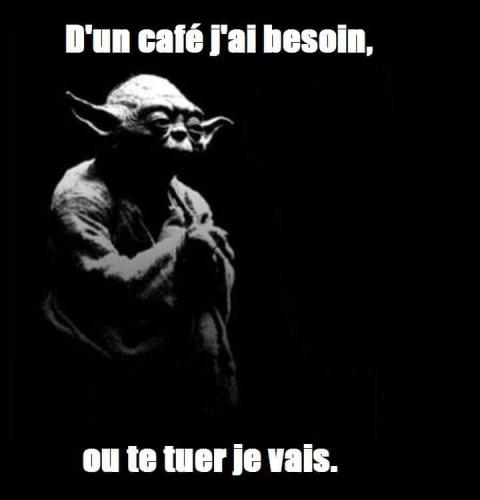 Voila, voila  le café est servi
