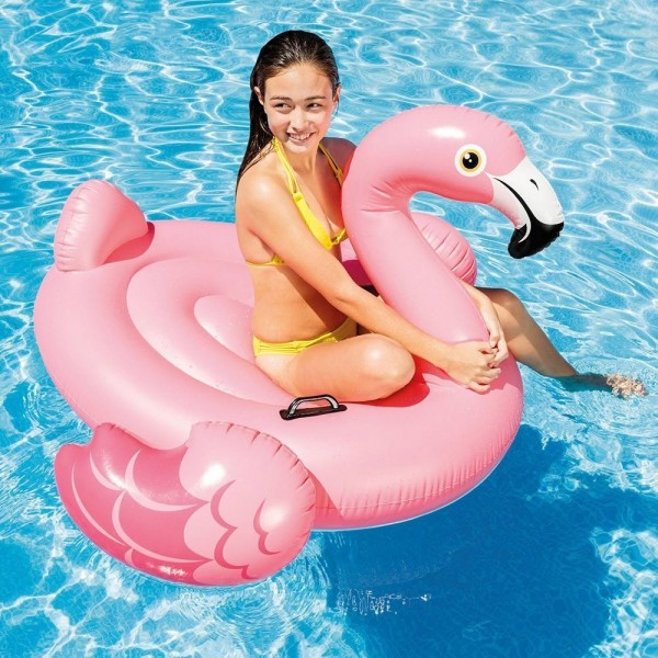 flamant-rose-bouee-gonflable pour femme