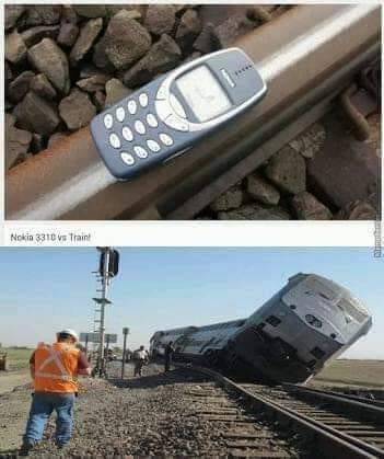 Nokia vs train