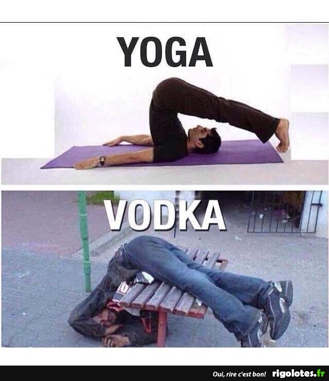 yoga/vodka