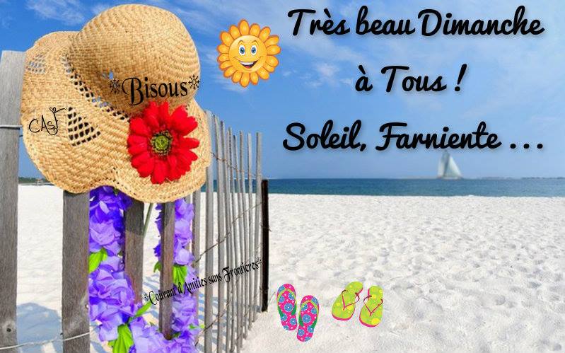 Trs beau dimanche  tous ! Soleil, Farniente... Bisous - Photos Droles