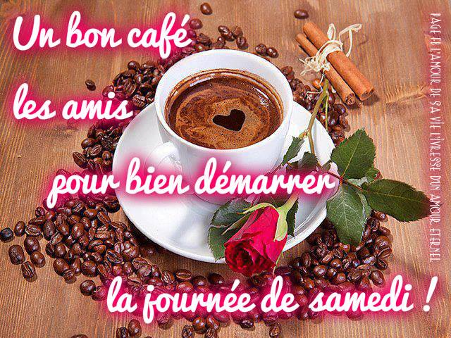 Un bon café les amis pour bien démarrer la journée de samedi !