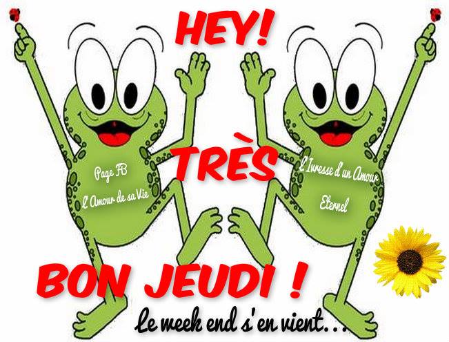 Hey! Très bon jeudi! Le week end s