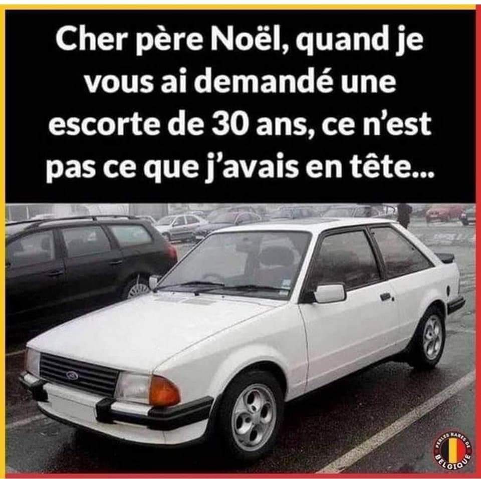 Cher Père Noël, quand je vous ai demandé une escorte