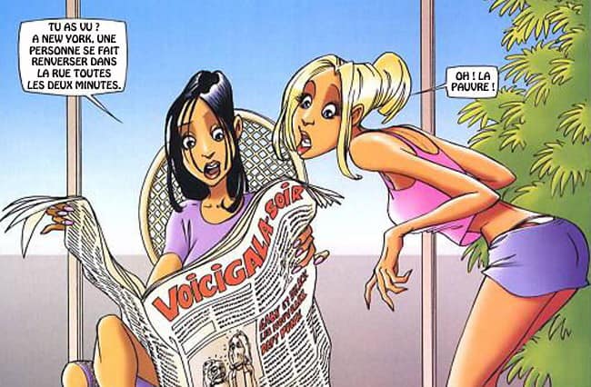 Dessin blague de Blondes