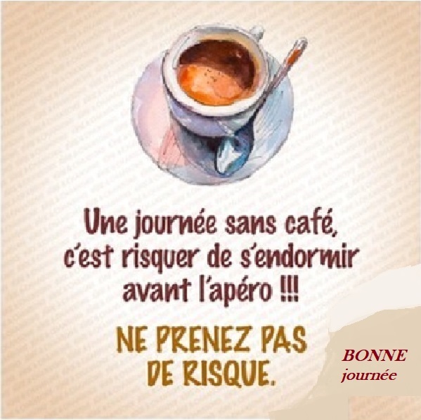 Une journée sans café, c