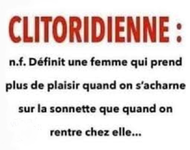 CLITORIDIENNE : !!!!!