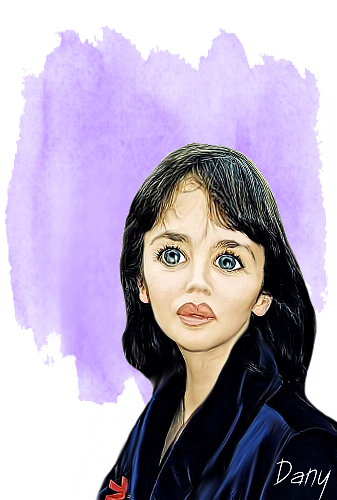 Caricature Isabelle Adjani