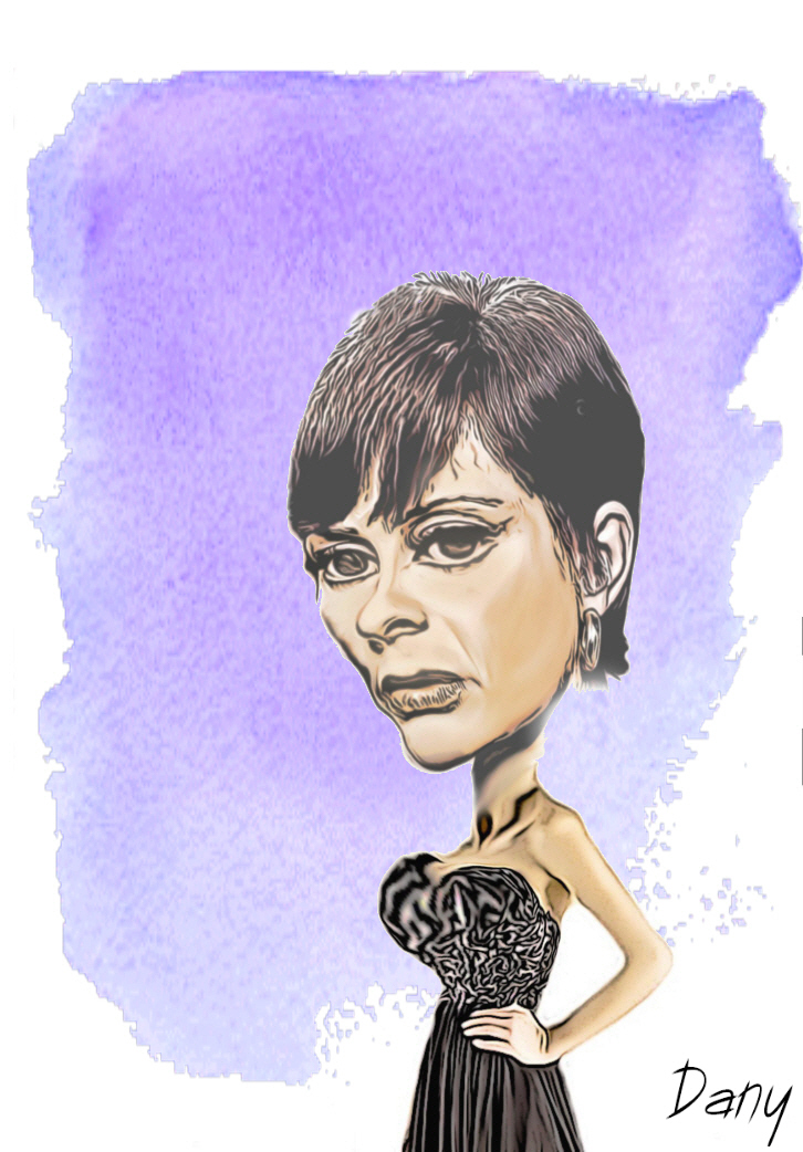 Caricature Geneviève Page