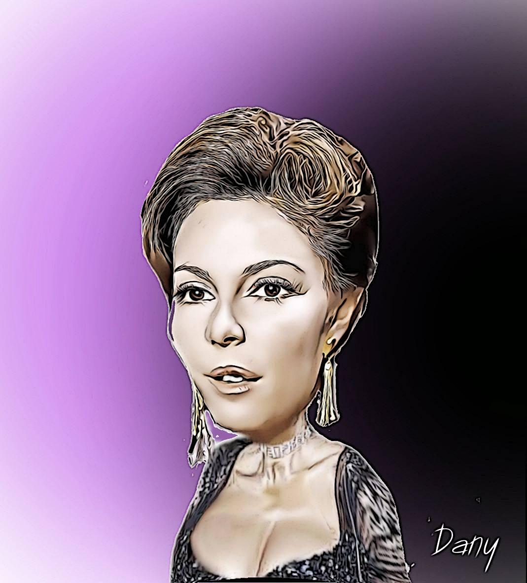 Caricature Nadine Alari