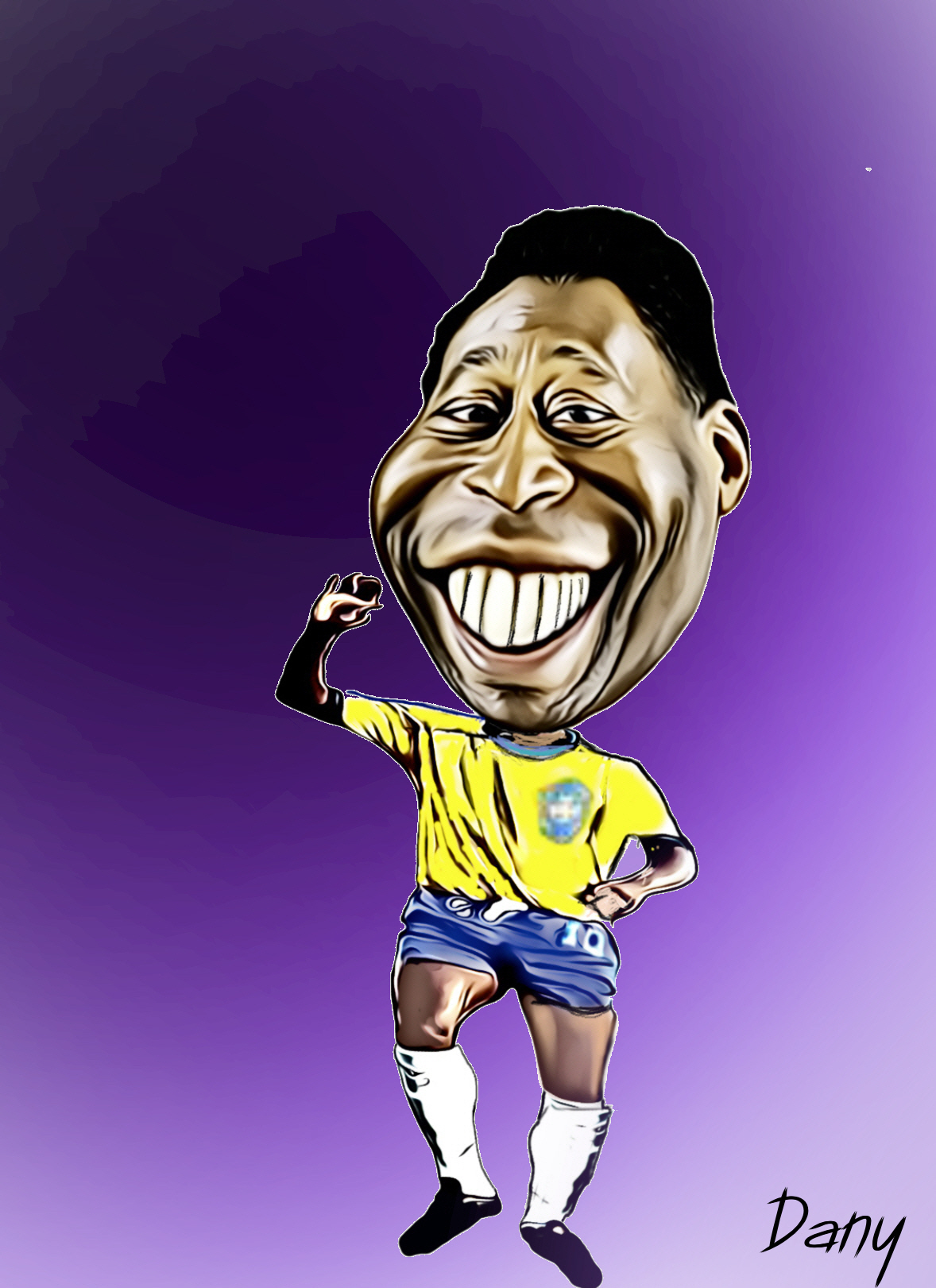 Caricature  Pelé