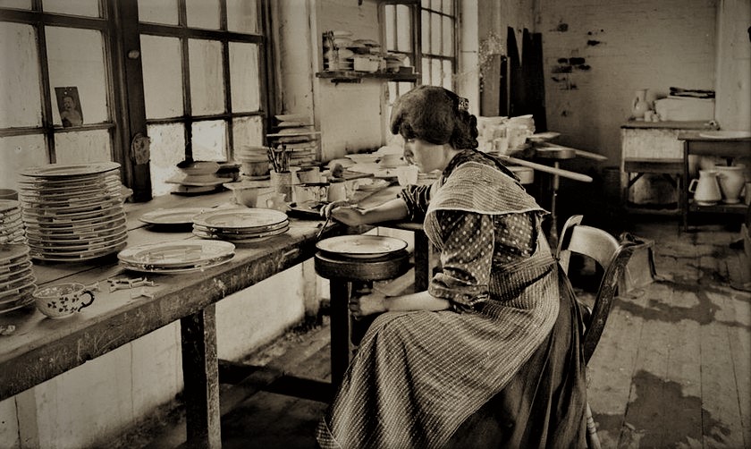 £  Les poteries Belleek. Belleek, Co Fermanagh. 1910.
