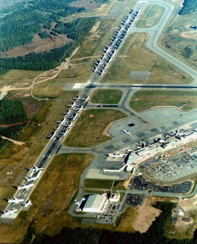 onze septembre 2001 avions cloués au sol après les attentats