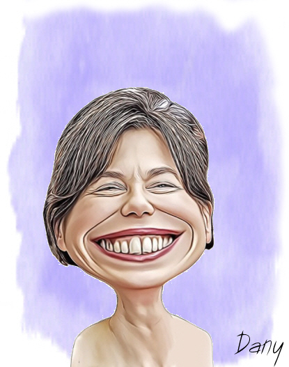Caricature Jane Birkin
