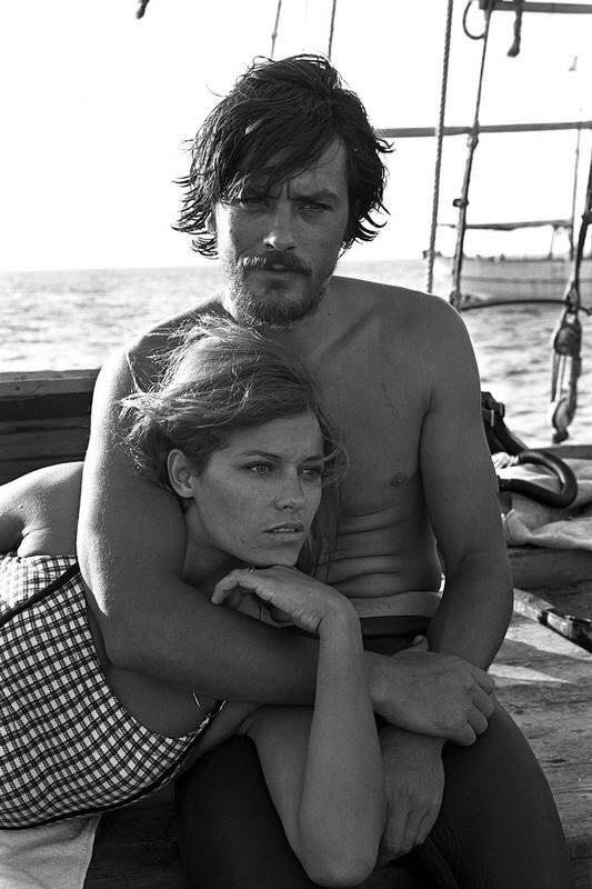 Alain Delon et Nathalie Delon