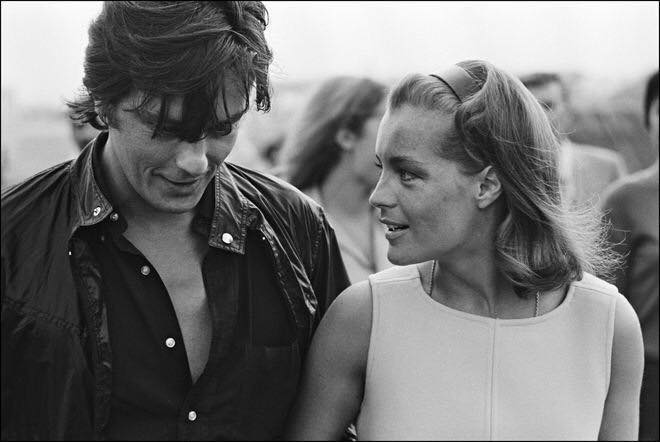 Alain Delon et Romy Schneider, 1968