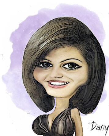 Caricature Claudia Cardinale