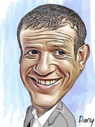 Caricature Dany Boon