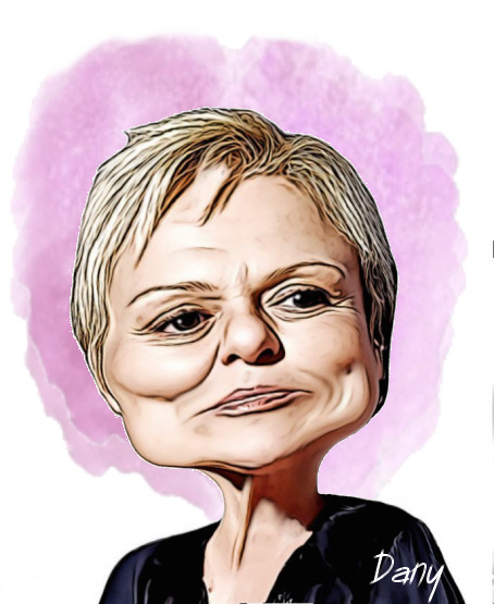 Caricature Muriel Robin