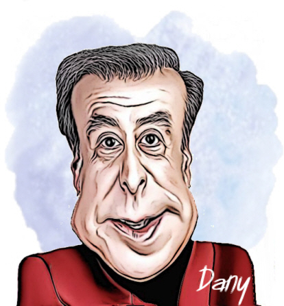 Caricature Robert Castel