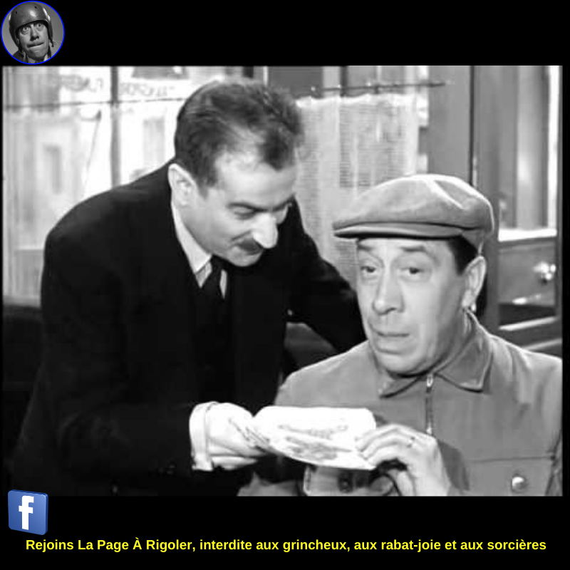 Louis de Funès et Fernandel lors du tournage du film Le Mouton à cinq pattes (1954) ❤️❤️
