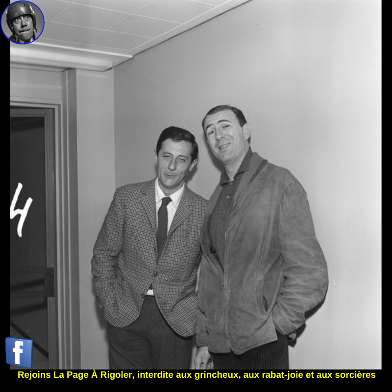 Première retrouvaille entre Jean Rochefort et Jean-Pierre Marielle à la radio France Inter (1963) ❤️❤️