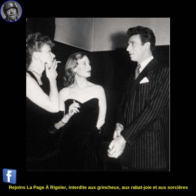 Edwige Feuillère, Michèle Morgan et Yves Montand (1951) ❤️❤️