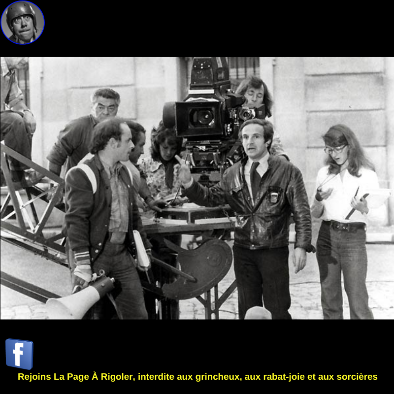 François Truffaut sur le plateau de La Nuit américaine (1973) ❤️