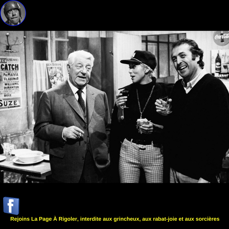 Georges Lautner avec Jean Gabin et Mireille Darc en visite lors du tournage du film Le Pacha (1967) ❤️❤️