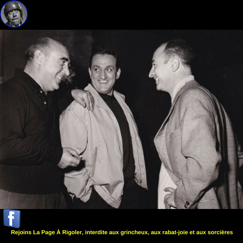 Gilles Grangier, Lino Ventura et Michel Audiard sur le tournage du film 125 rue Montmartre (1959) ❤️❤️