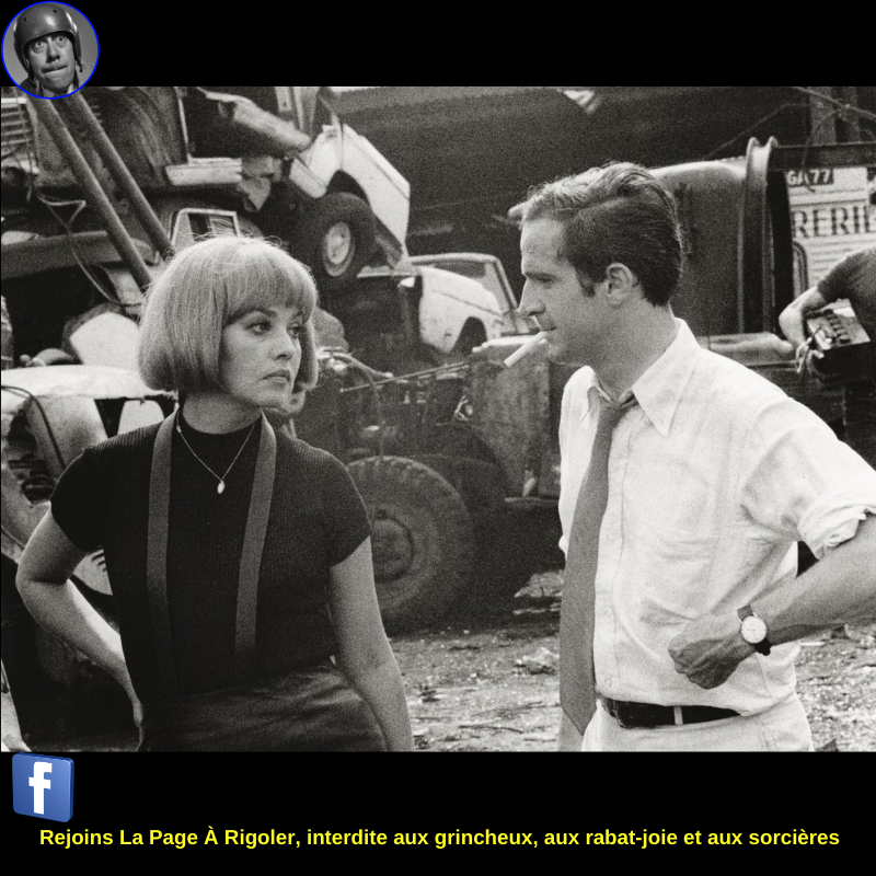 Jeanne Moreau et François Truffaut sur le tournage du film La mariée était en noir (1968) ❤️❤️