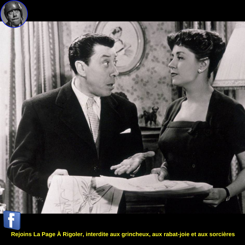 Suzy Delair et Fernandel sur le tournage du film Le Couturier de ces Dames (1956) ❤️❤️