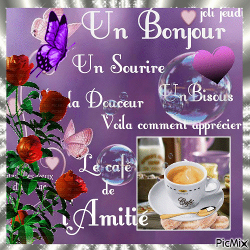 Bonjour , bonjour   🥰