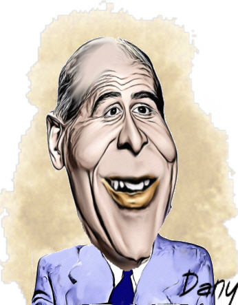 Caricature André Hunebelle