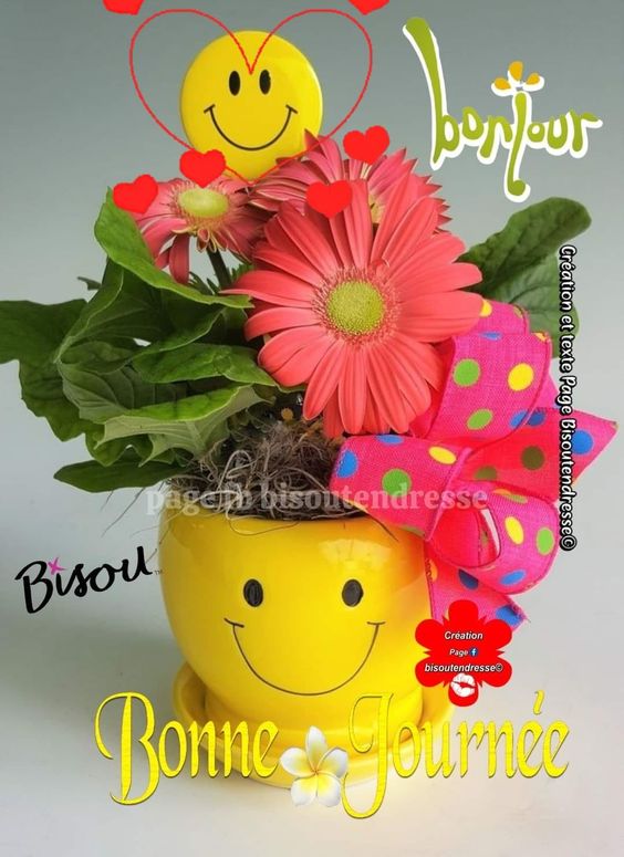 BONJOUR ET BONNE JOURNEE