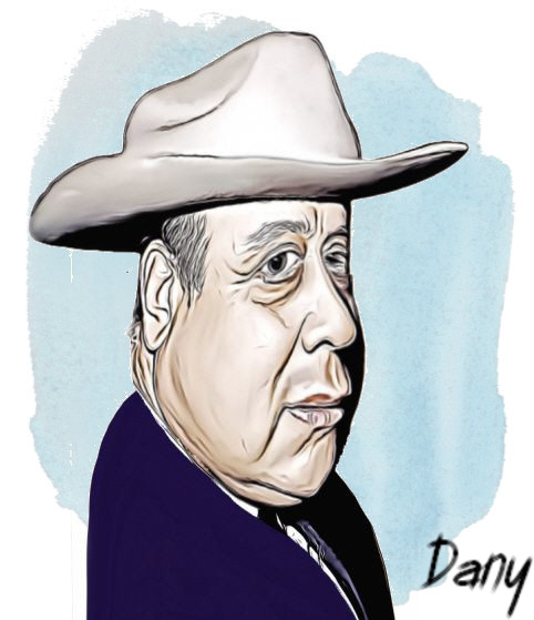 Caricature Jean-Pierre Melville