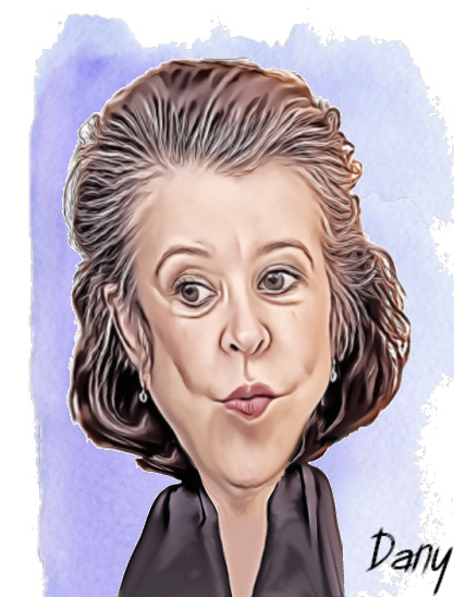 Caricature Dominique Lavanant