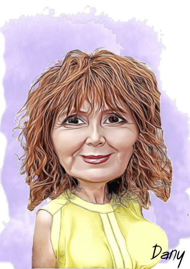 Caricature Sabine Azema